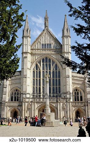 Stock Image - Winchester Cathedral, Hampshire, England. Fotosearch