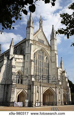 Winchester Cathedral, Hampshire, England, UK View Large Photo Image Stock Photo - Winchester Cathedral, Hampshire, England, UK. Fotosearch