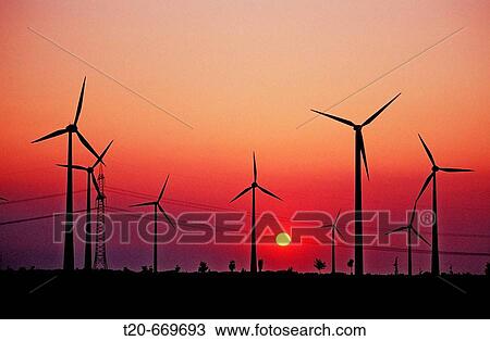 Wind farm, Germany, Leipzig View Large Photo Image Stock Image - Wind farm, Germany, Leipzig. Fotosearch
