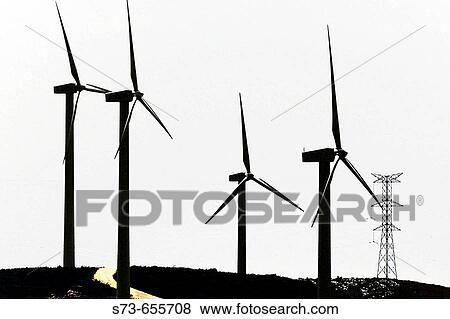 Wind farm in front of the Straits of Gibraltar. Cadiz province, Andalucia, Spain View Large Photo Image Stock Photo - Wind farm in front of the Straits of Gibraltar. Cadiz province, Andalucia, Spain. Fotosearch