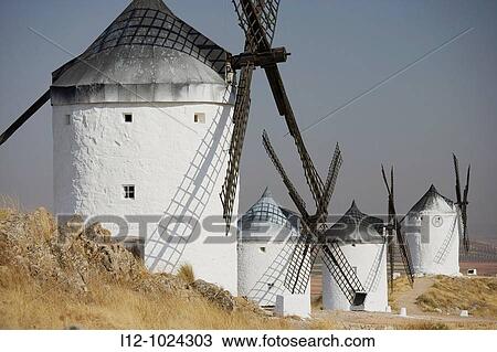 Wind mills, Consuegra, Toledo province, Castilla la Mancha, Spain View Large Photo Image Stock Image - Wind mills, Consuegra, Toledo province, Castilla la Mancha, Spain. Fotosearch