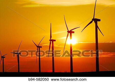 Wind turbines. View Large Photo Image Stock Image - Wind turbines.. Fotosearch