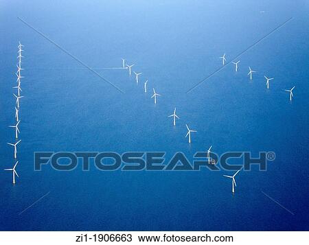 windfarm at the North sea View Large Photo Image Stock Image - windfarm at the North sea. Fotosearch