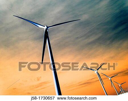 Windfarm, digital composite View Large Photo Image Stock Photo - Windfarm, digital composite. Fotosearch