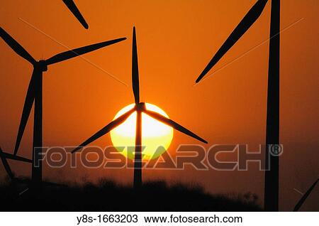 Windfarm, La Muela, Zaragoza province, Spain View Large Photo Image Stock Image - Windfarm, La Muela, Zaragoza province, Spain. Fotosearch