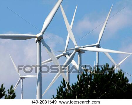 Stock Photo - Windfarm, La Rioja, Spain. Fotosearch
