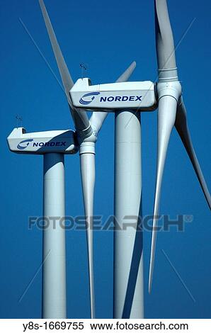 Stock Photography - Windfarm, Tortosa, Catalonia, Spain.. Fotosearch