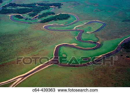 Winding river at Moxos plains. Amazonia. Bolivia View Large Photo Image Stock Image - Winding river at Moxos plains. Amazonia. Bolivia. Fotosearch