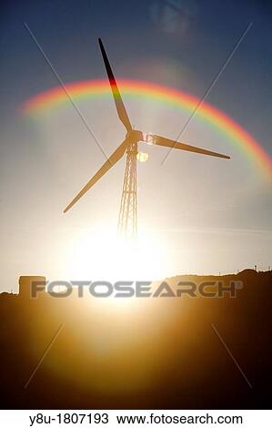 Windmill at dusk in Tarifa View Large Photo Image Stock Image - Windmill at dusk in Tarifa. Fotosearch