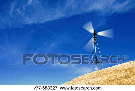 Windmill. California, USA View Large Photo Image Stock Photo - Windmill. California, USA. Fotosearch