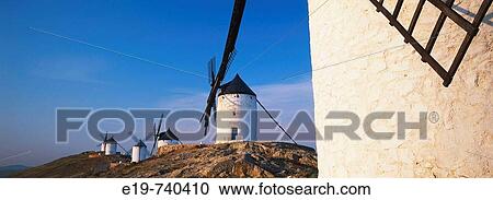 Windmill. Consuegra. Toledo province. La Mancha. Spain View Large Photo Image Stock Image - Windmill. Consuegra. Toledo province. La Mancha. Spain. Fotosearch