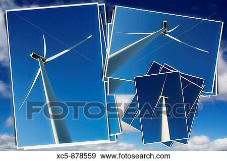 Windmills, digital composition View Large Photo Image Stock Photo - Windmills, digital composition. Fotosearch