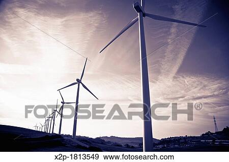 Windmills energy, Catalonia, Spain View Large Photo Image Stock Photo - Windmills energy, Catalonia, Spain. Fotosearch