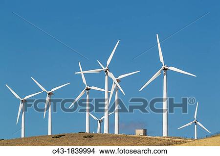 Windmills on a wind farm near Zahara de los Atunes CBdiz province, Andaluc? a, Spain View Large Photo Image Picture - Windmills on a wind farm near Zahara de los Atunes CBdiz province, Andaluc? a, Spain. Fotosearch