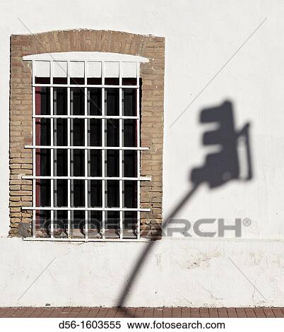 Window and semaphore shadow, Valencia View Large Photo Image Stock Photography - Window and semaphore shadow, Valencia. Fotosearch