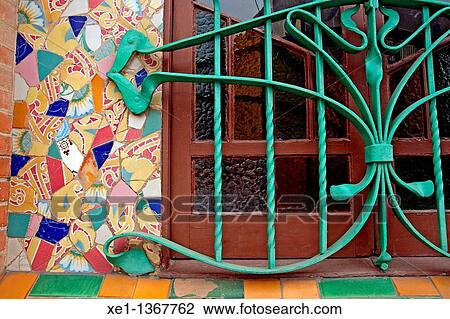 window, modernism, Cafe Bassa, 1906, arq Manel Raspall, l? Ametlla del Valles, Catalonia, Spain View Large Photo Image Stock Image - window, modernism, Cafe Bassa, 1906, arq Manel Raspall, l? Ametlla del Valles, Catalonia, Spain. Fotosearch