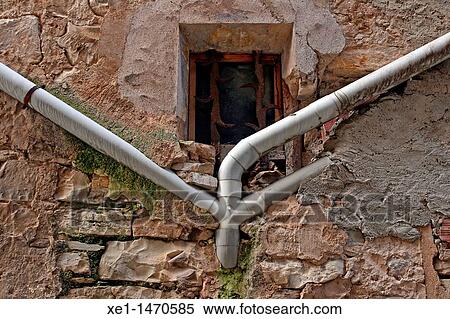 windows, gutters, Sant Marti Sesgueioles, Anoia, Catalonia, Spain View Large Photo Image Stock Photography - windows, gutters, Sant Marti Sesgueioles, Anoia, Catalonia, Spain. Fotosearch