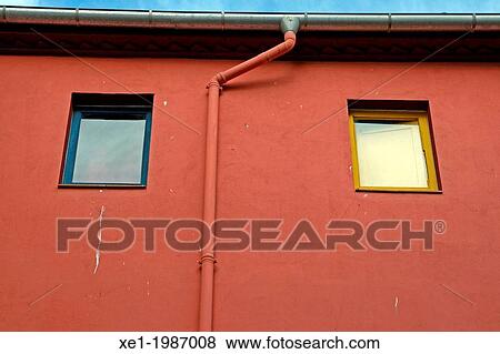 Stock Photo - windows, Tortella, Garrotxa, Catalonia, Spain. Fotosearch