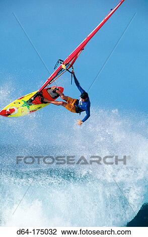 Windsurfing. Maui. Hawaii View Large Photo Image Stock Image - Windsurfing. Maui. Hawaii. Fotosearch