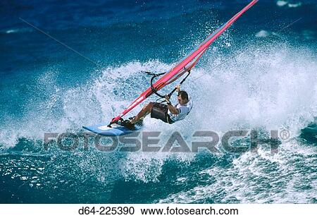 Windsurfing View Large Photo Image Stock Image - Windsurfing. Fotosearch