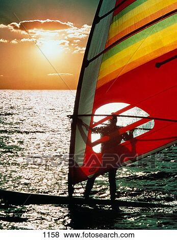 Windsurfing View Large Photo Image Stock Photo - Windsurfing. Fotosearch