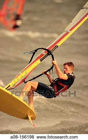 Windsurfing View Large Photo Image Stock Photo - Windsurfing. Fotosearch