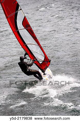windurfing, Lake Como, Lombardy, Italy. View Large Photo Image Stock Photo - windurfing, Lake Como, Lombardy, Italy.. Fotosearch
