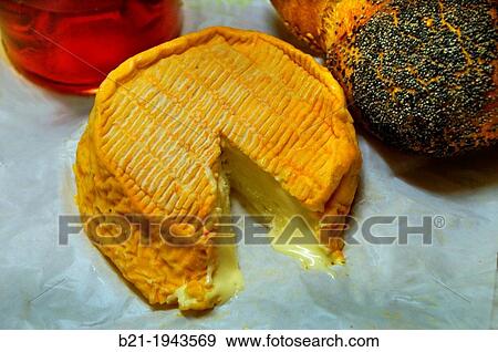 Wine and food: Saint Fiacre cheese from Anjou, France View Large Photo Image Stock Photo - Wine and food: Saint Fiacre cheese from Anjou, France. Fotosearch