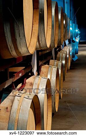 Wine Barrels Hall in Somontano winery Barbastro Huesca Aragon Spain View Large Photo Image Stock Photo - Wine Barrels Hall in Somontano winery Barbastro Huesca Aragon Spain. Fotosearch