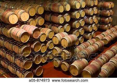 Wine barrels, Pirineos winery in the Somontano wine region, Barbastro. Huesca province, Aragon, Spain View Large Photo Image Stock Image - Wine barrels, Pirineos winery in the Somontano wine region, Barbastro. Huesca province, Aragon, Spain. Fotosearch