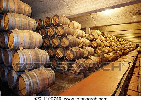 Wine cask aging, Muga winery, Haro, La Rioja, Spain View Large Photo Image Stock Photograph - Wine cask aging, Muga winery, Haro, La Rioja, Spain. Fotosearch