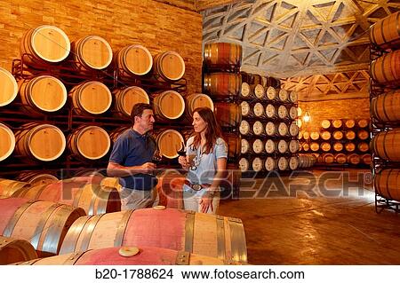 Wine cellar, Aging wine storage in barrels, Olarra winery, Rioja, Logroo, Spain View Large Photo Image Picture - Wine cellar, Aging wine storage in barrels, Olarra winery, Rioja, Logroo, Spain. Fotosearch