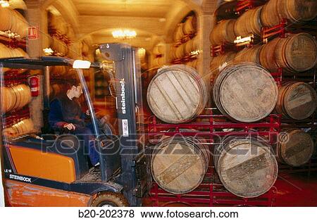Wine cellar. La Rioja. Spain View Large Photo Image Stock Photo - Wine cellar. La Rioja. Spain. Fotosearch