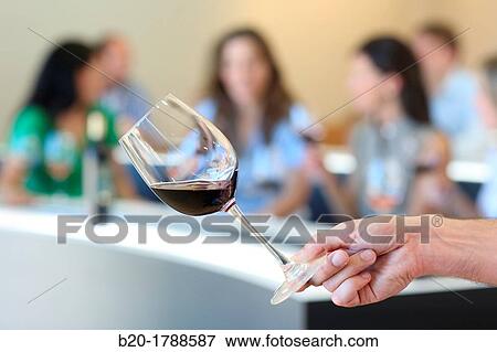 Stock Photo - Wine Tasting, Olarra winery, Rioja, Logroo, Spain. Fotosearch