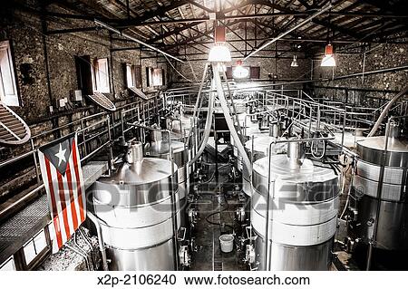 Stock Image - Winemaking in the largest wine region of Catalonia, the Penedes. Barcelona, Spain.. Fotosearch