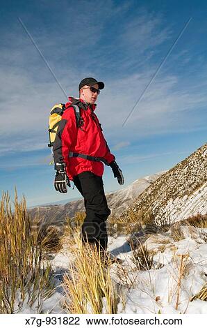 Winter hiking in the Canterbury high country, New Zealand View Large Photo Image Stock Image - Winter hiking in the Canterbury high country, New Zealand. Fotosearch