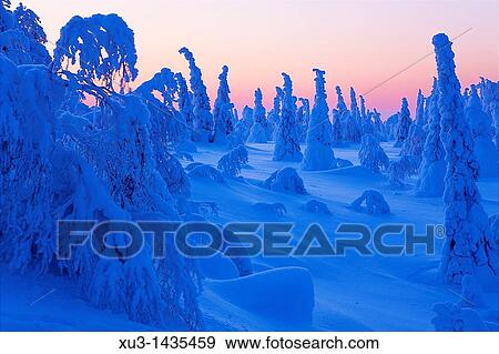 Winter landscape. Scandinavia View Large Photo Image Stock Photo - Winter landscape. Scandinavia. Fotosearch