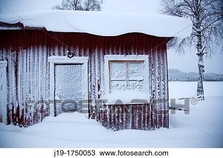 Stock Image - Winter Northern, Sweden. Fotosearch