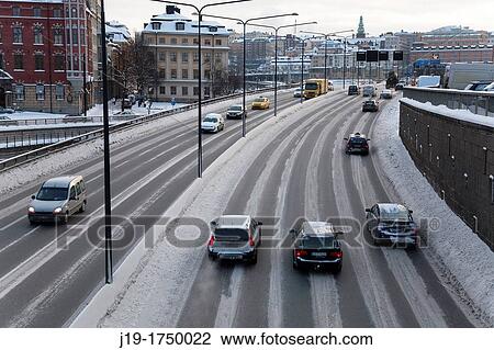 Stock Image - Winter, Stockholm. Fotosearch