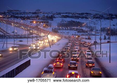 Winter traffic Reykjavik, Iceland View Large Photo Image Stock Image - Winter traffic Reykjavik, Iceland. Fotosearch