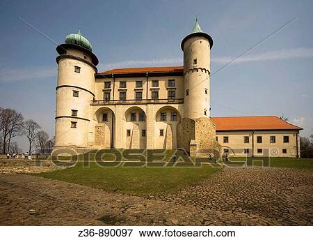 Wisnicz Castle of Poland View Large Photo Image Stock Photo - Wisnicz Castle of Poland. Fotosearch