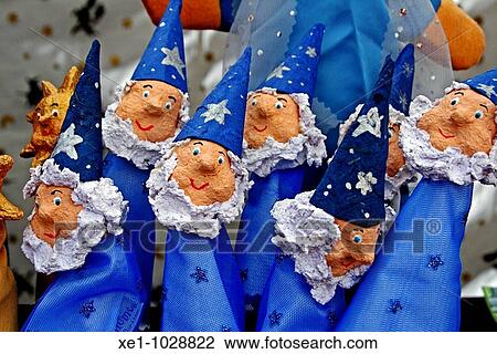 Stock Image - Wizards, puppets, toys.. Fotosearch