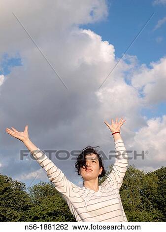 Woman at Ealing Common park View Large Photo Image Stock Image - Woman at Ealing Common park. Fotosearch