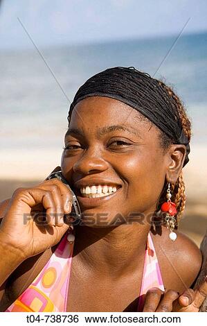 Woman at Las Terrenas beach, Dominican Republic View Large Photo Image Stock Photograph - Woman at Las Terrenas beach, Dominican Republic. Fotosearch