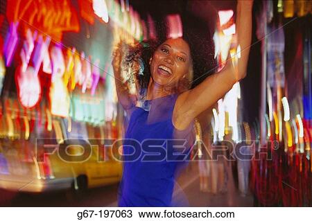 Woman at Times Square. New York City. USA View Large Photo Image Stock Image - Woman at Times Square. New York City. USA. Fotosearch