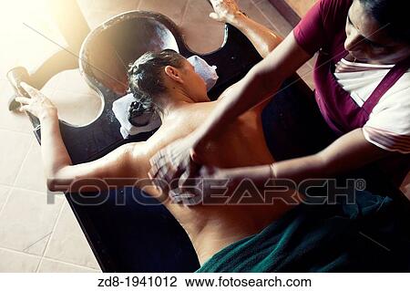 woman ayurveda traditional indian oil head massage. View Large Photo Image Stock Image - woman ayurveda traditional indian oil head massage.. Fotosearch
