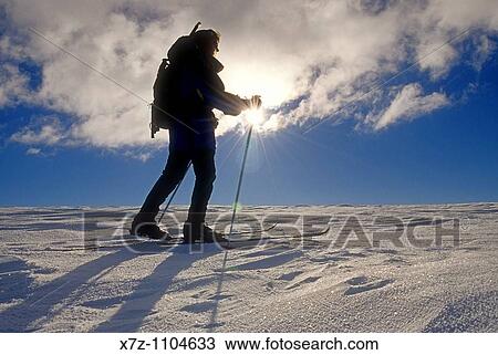 Woman, backcountry skiing on Deadline Ridge high in the Goose Creek Mountains of southern Idaho View Large Photo Image Stock Image - Woman, backcountry skiing on Deadline Ridge high in the Goose Creek Mountains of southern Idaho. Fotosearch