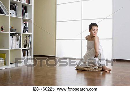 Woman Doing Yoga At Home View Large Photo Image Stock Photography - Woman Doing Yoga At Home. Fotosearch