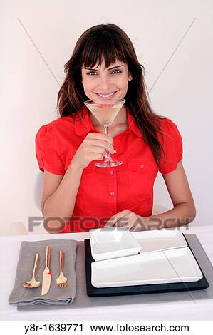 woman drinking View Large Photo Image Stock Image - woman drinking. Fotosearch