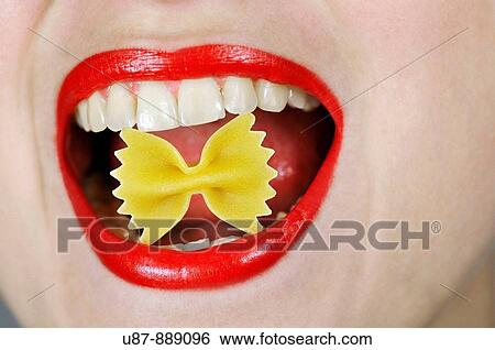 Woman Eating Pasta View Large Photo Image Stock Photograph - Woman Eating Pasta. Fotosearch